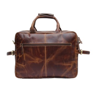 Sac messager en cuir de qualité supérieure avec broderie à motif anime, sac bandoulière vintage pour homme, pour transporter un ordinateur portable et pour les réunions d'affaires - Product Image 5