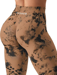 Leggings de yoga personnalisés avec logo, leggings de sport push-up, taille élastique, tricotés, respirants, séchage rapide, leggings de fitness - Product Image 5