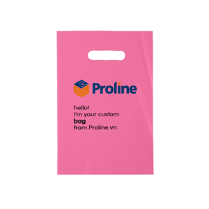 Vente en gros de sacs à provisions en plastique PE à logo imprimé avec poignée découpée en PEHD personnalisé Articles promotionnels à bon prix pour les supermarchés - Product Image 1