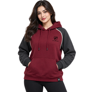 Sweat à capuche pour femme, tendance, hiver, en coton doux, imprimé, capuche réglable, poignets côtelés, coupe confortable, respirant, OEM - Product Image 1