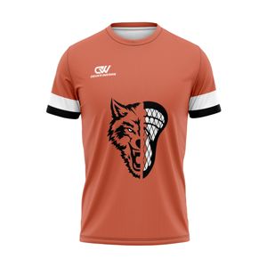 OEM/ODM Custom Lacrosse Club Team Shooting Shirts Breathable Quick Dry 100%Polyester Custom Printed League School Uniform - Product Image 1