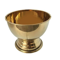 Seau à glace décoratif de luxe fait main en métal léger, motif renne, pour refroidisseur à vin et boissons de fête