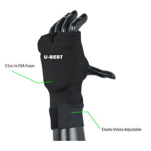 Guantes Interiores Elásticos Unisex para Entrenamiento de Artes Marciales, Poliéster/Goma/Nailon, Tallas XS~XL, Multicolor, Hechos en Taiwán - Product Image 3