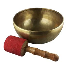 Cuenco tibetano de latón hecho a mano del Himalaya para meditación, terapia de sonido y sanación, proveedor mayorista - Product Image 2