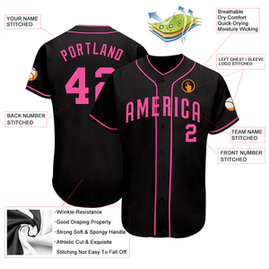 Elegante Camiseta Deportiva de Béisbol con Sublimación y Bordado de Apliques para Equipos - Product Image 3