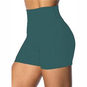 Pantalones cortos de yoga personalizados para mujer, de gran venta, para gimnasio y fitness - Product Image 4