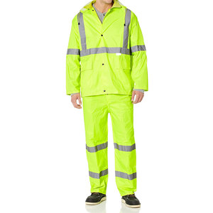 Traje de Trabajo Profesional de Alta Visibilidad en Poliéster, Duradero, de Secado Rápido, Tallas Grandes, Ofrece Protección y Flexibilidad en el Lugar de Trabajo - Product Image 5