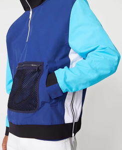 Wholesale Training&jogging Wear Men Custom Design Windbreaker Jackets Colorblock Windbreakers Jackets - Product Image 1