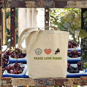 Bolsa de Mano Redonda de Lona Ecológica para la Playa, Bolsa de Compras de Tela de Algodón Beige con Logotipo Impreso Personalizado, Venta al Por Mayor - Product Image 3