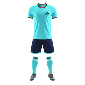 Custom <b>Orange</b> Men's V-neck Soccer Jersey Set Elastic Waist Short Sleeve Quick Dry Polyester Football Uniform Black Shorts <b>Socks</b> - Product Image 3