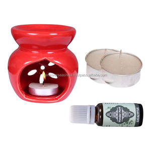 เตาน้ำมันหอมระเหยเทียนหอมระเหยพร้อมเครื่องกระจายกลิ่นหอมน้ำมันหอมระเหยและเทียนสี่ดวง - Product Image 2