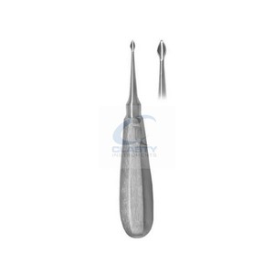 CLASTY INSTRUMENTS Elevador Dental de Raíz de Acero Inoxidable, Instrumento Manual para Extracción de Dientes, Extractor de Punta de Raíz Apical, Luxador CE - Product Image 2