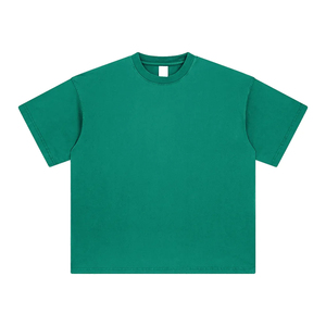 High Quality Heavyweight 220gsm Oversized Men's off Shoulder Jersey Breathable <b>T</b>-Shirt Wholesale Price Boxy fit Street Wears - Product Image 1