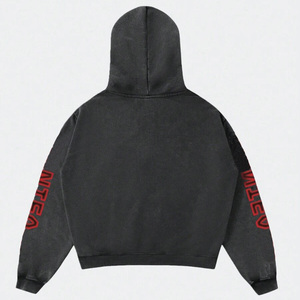 Vente en gros de sweats à capuche pour hommes de haute qualité, imprimés sur mesure, en molleton 100% coton peigné, coupe-vent et flexibles, pour la saison hivernale - Product Image 5