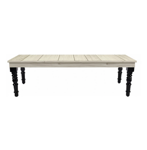 Modern Farmhouse <b>White</b> Oak Reclaimed Pine Dining <b>Table</b> Apartment Dining Entryway Living Room Villa Furniture Vietnam K/D Factory - Product Image 2