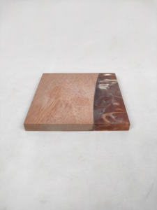 Juego de Posavasos de Resina Epoxi y Madera de Alta Calidad, Diseño Cuadrado Decorativo con Efecto Océano, Acabado en Color Personalizable, Tapetes para Hotel - Product Image 2