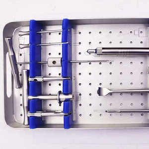 Oferta especial: Instrumentos ortopédicos para cirugía ósea veterinaria, conjuntos de placas de bloqueo para fragmentos pequeños, martillo óseo manual reutilizable para - Product Image 2