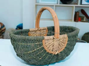 Attractive Colors Handmade Pumpkin <b>Basket</b> natural <b>rattan</b> construction ideal for decor wholesale buyers lightweight durable - Product Image 4