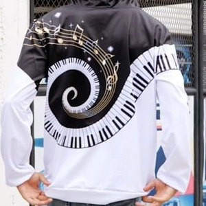 Sudadera con Capucha Estampada para Hombre Edición Alpina, Diseño Personalizado, Sudadera con Capucha de Forro Polar Cálido, Ropa Deportiva Profesional para Entrenamiento al Aire Libre - Product Image 4
