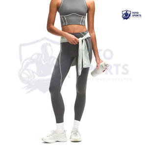 Leggings de sport légers, durables et confortables, nouvelle collection, respirants, coupe ajustée, avec logo personnalisé, qualité supérieure, vente en gros directe fabricant - Product Image 2