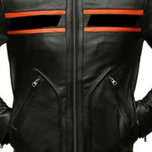 Chaqueta de Cuero Premium para Motociclismo y Carreras, Cómoda y de Gran Venta, Chaqueta de Cuero para Motociclista Disponible a Bajo Precio - Product Image 5