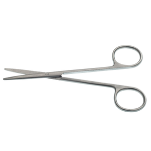 Tijeras de disección Metzenbaum de 5 pulgadas, rectas, delicadas, de acero inoxidable, para corte de tejidos finos, instrumento quirúrgico manual, con certificación CE - Product Image 2