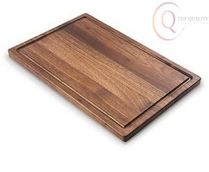 Planche à découper en bois massif pour cuisines professionnelles et domestiques, avec une construction épaisse et une finition naturelle - Product Image 4