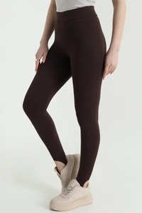 Nouveau design élégant Leggings sans couture pour femme, couleur unie, taille haute élastique, effet ventre plat, broderie torsadée, écologiques, logo sur la jambe gauche - Product Image 3
