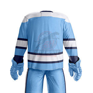 Uniforme de hockey sobre hielo con diseño personalizado más popular, uniforme de hockey sobre hielo de talla grande para adultos - Product Image 6