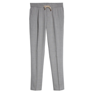 Pantalon de sport pour homme, couleur unie, coupe droite, respirant, décontracté, 100 % coton, fermeture à cordon, épaisseur polaire - Product Image 4