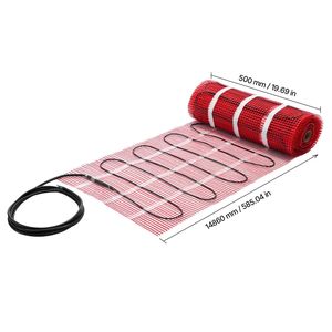 Termostato Inteligente de Malla Autoadhesiva de 80 Pies Cuadrados, Sistema de Calefacción por Suelo Radiante Eléctrico de 120V, Accesorios para Suelos - Product Image 6