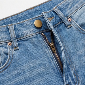 Shorts de Mezclilla para Mujer, Cintura Media, Corte Recto, Ajustados, Transpirables, Lavados, Casuales, Formales, de Verano, Color Personalizado, Estilo Moderno - Product Image 4