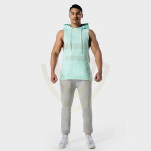 Ropa deportiva de invierno, sudadera sin mangas para gimnasio, camiseta sin mangas con corte tipo stringer, camisetas de tirantes para culturismo, sudaderas con capucha para gimnasio - Product Image 3