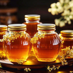 Bold Multiflora Bulk Pure Raw Bee Honey Potenciador de sabor natural Suplemento alimenticio antioxidante Sin conservantes - Product Image 3