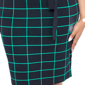 Black Green Oxford Button <b>Cape</b> Sleeve Midi Dress for <b>Women</b> Elegant Casual Party Dress Stylish Sorority Fashion Washable Cotton - Product Image 4