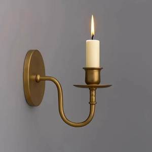 Traditional Wall <b>Sconce</b> combining intricate ornamental craftsmanship with elegant <b>candle</b>-style lighting holders - Product Image 2