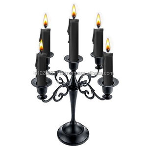 <b>Tall</b> arm aluminum candelabra for luxurious home entryway <b>table</b> centerpiece wedding banquet and festive decor - Product Image 2