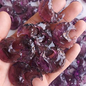 Collier en améthyste naturelle martelée et sculptée en forme de lune, pierres de lune oniriques, bijoux de guérison, cadeau pour elle, charme spirituel - Product Image 3