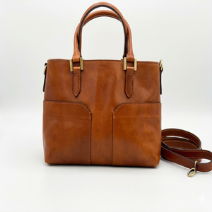 Royaa Handmade Leather Handbag Full Grain Leather Tote <b>Work</b> 15" Laptop <b>Bag</b> Women Minimalist Office Casual Handbag 5L Capacity - Product Image 1