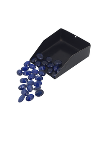 Zafiro Natural de Difusión de la Mejor Calidad, Corte Ovalado de 6x8mm, Color Azul Oscuro, Gema Suelta para Joyería, Certificado por Terceros - Product Image 2