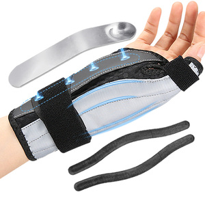 Başparmak Döngülü Bilek Destek Bandı Nefes Alabilen Alüminyum Atel Kompresyon Desteği Ayarlanabilir Bilek Kayışı Sol Sağ Bilek Sabitleyici - Product Image 6