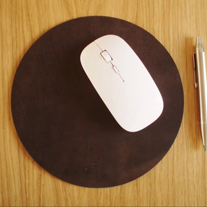 แผ่นรองเมาส์หนังแท้ทันสมัย แผ่นรองโต๊ะหนังวัวแท้สุดหรู สำหรับสำนักงานบูติก LMP-0042 - Product Image 1