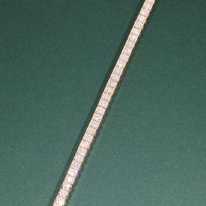 Brazalete de Diamantes Cultivados en Laboratorio, Color E, Forma Redonda, 14K, Brazalete para Mujer, Regalo, Joyería de Moda - Product Image 5
