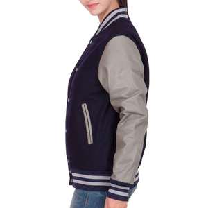 PLAYER'S POINT Veste polaire unisexe à fermeture éclair intégrale, col montant, bleu uni, manches longues, décontractée, pour le printemps, imperméable et coupe-vent - Product Image 2