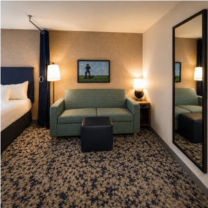 Muebles de hotel de lujo para apartamentos Contract Home2 Suites, con HPL decorativo y MDF, de fábrica en Vietnam. - Product Image 1