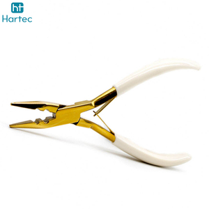Stainless Steel Hair Extension Pliers Tool With Rubber Grip Handle Hair Extension Micro Opening and Hair Closing Pliers - Product Image 4