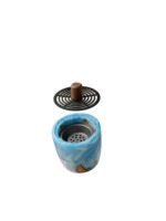 Encensoir moderne en bois de santal fait main, brûleur d'encens arabe Bakhour Mubkhar, diffuseur d'aromathérapie pour la maison et la décoration de mariage