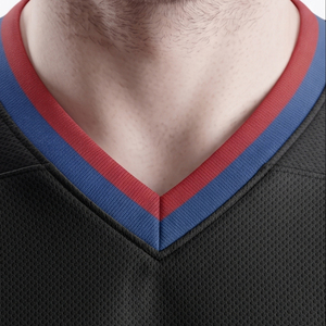 Men Ice Hockey Jersey Manufacturer Full Print Men’s Hockey Team Sportswear Jerseys Full Sleeve Men V-Neck Ice Jersey - Product Image 4