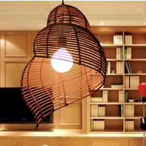 โคมไฟหวายรักษ์โลก งานแฮนด์เมด สไตล์โบฮีเมียน เหมาะสำหรับตกแต่งห้องนั่งเล่น ห้องนอน ร้านกาแฟ - Product Image 1