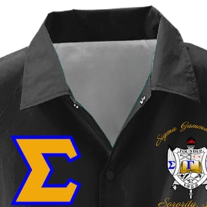 Veste coupe-vent personnalisée Sigma Gamma Rho avec lettres grecques, légère, pour sororité, vêtement de sport, mode, vente en gros - Product Image 6